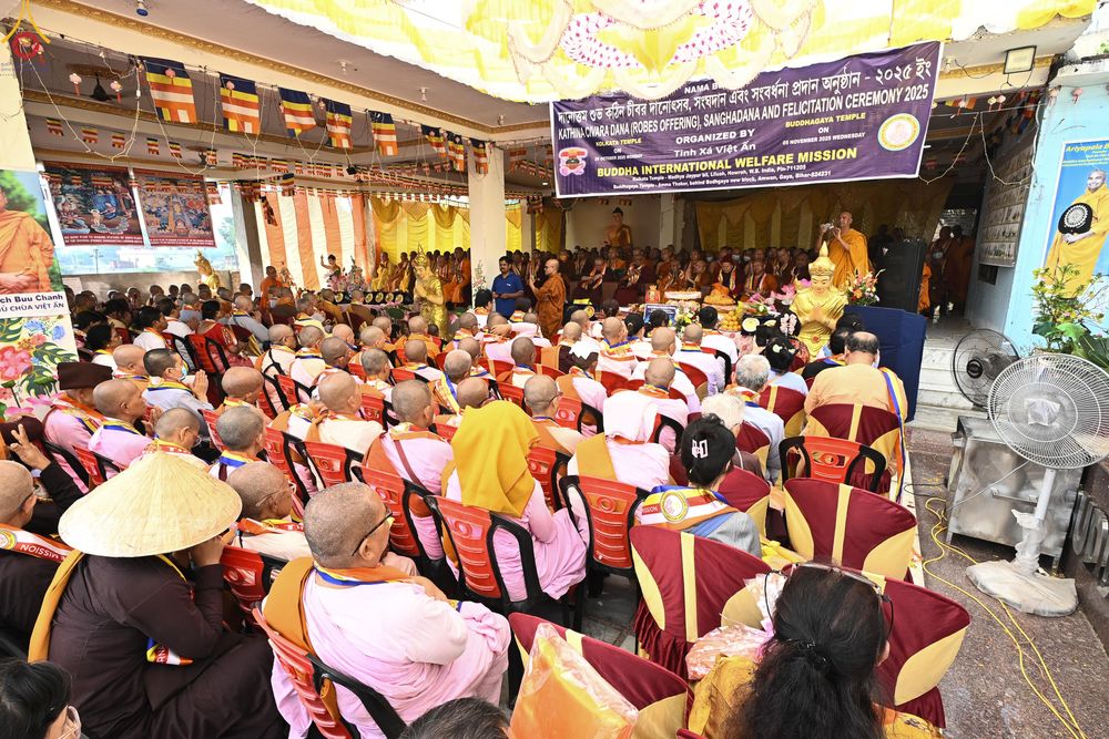 ภาพ No.284057:วันที่ 5 พฤศจิกายน พุทธศักราช 2568 กฐินสมทบวัดต่างประเทศ โดยคณะศิษยานุศิษย์ บูชาธรรม 81 ปี หลวงพ่อธัมมชโย ณ วัดพุทธนานาชาติเพื่อสวัสดิการสากล (Buddha International Welfare Mission)  เมืองพุทธคยา ประเทศอินเดีย