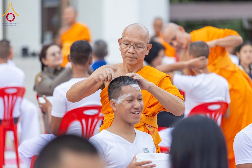 ภาพ No.349350:วันจันทร์ที่ 14 กันยายน พ.ศ.2569  พิธีตัดปอยผมนักเรียนนายสิบธรรมทายาท  "โครงการบรรพชาและพัฒนาศีลธรรม นักเรียนนายสิบตำรวจรุ่นที่ 16“  ณ ศูนย์ฝึกอบรมตำรวจภูธร ภาค 1  จ.สระบุรี
