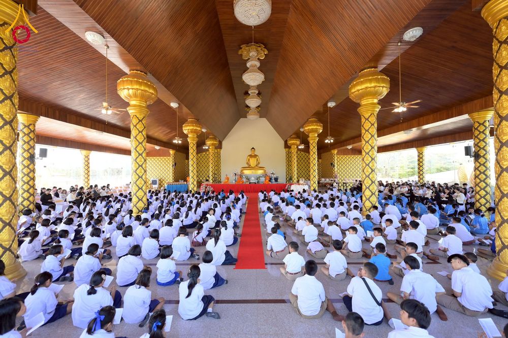 ภาพ No.274820:วันที่ 28 พฤศจิกายน พ.ศ. 2568 รวมพลังเด็กดี V-Star ผู้นำฟื้นฟูศีลธรรมโลก ประจำปี 2568 จังหวัดอุบลราชธานี ณ วัดป่าอุบลแก้ว อ.วารินชำราบ จ.อุบลราชธานี