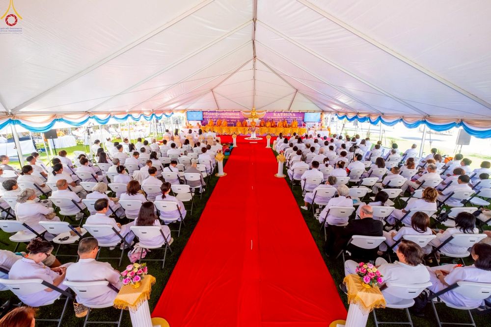 ภาพ No.259269:วันอาทิตย์ที่ 12 ตุลาคม พ.ศ. 2568 พิธีทอดกฐินบรมจักรพรรดิ สร้างอุโบสถ 82 ปี บูชาธรรมหลวงพ่อธัมมชโย ณ วัดพระธรรมกายแคลิฟอร์เนีย ประเทศสหรัฐอเมริกา 