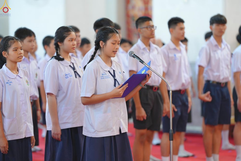 ภาพ No.289043:วันพุธที่ 17 ธันวาคม พ.ศ.2568 กิจกรรมเยาวชนไทยรวมใจทำความดี "เด็กดีมหานคร ต้นแบบด้านศีลธรรม" แข่งขันสอบตอบปัญหาศีลธรรมในพระพุทธศาสนา ครั้งที่ 7 และวันรวมพลังเด็กดี V-Star ประจำปี 2568 ณ วัดมหาธาตุยุวราชรังสฤษฎิ์ราชวรมหาวิหาร กรุงเทพมหานคร