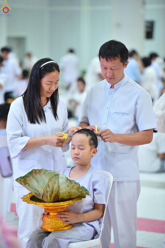 ภาพ No.316815:วันเสาร์ที่ 28 มีนาคม พ.ศ.2569 พิธีปลงผมนาคธรรมทายาท โครงการสามเณรยุวธรรมทายาท รุ่นที่ 34 โครงการสามเณรมัชฌิมธรรมทายาท รุ่นที่ 30 ณ มหารัตนวิหารคด 13 วัดพระธรรมกาย