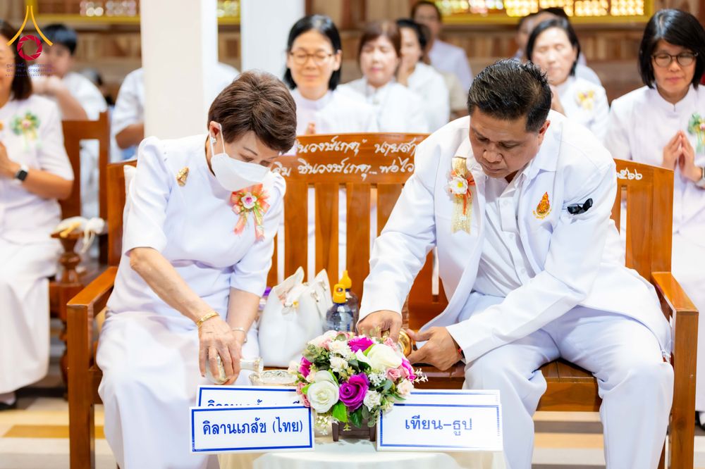 ภาพ No.303412:วันที่ 23 มกราคม พ.ศ. 2569 พิธีเจริญพุทธมนต์ปฏิบัติธรรม มอบทุนการศึกษา  ถวายสังฆทาน 109 วัด เพื่อถวายเป็นพุทธบูชา เพื่อขับเคลื่อนโครงการหมู่บ้านรักษาศีล 5 โดยคณะสงฆ์จังหวัดนครปฐม คณะศิษยานุศิษย์วัดพระธรรมกาย โครงการธรรมยาตรา ปีที่ 14 ณ วัดบางปลา อำเภอบาง