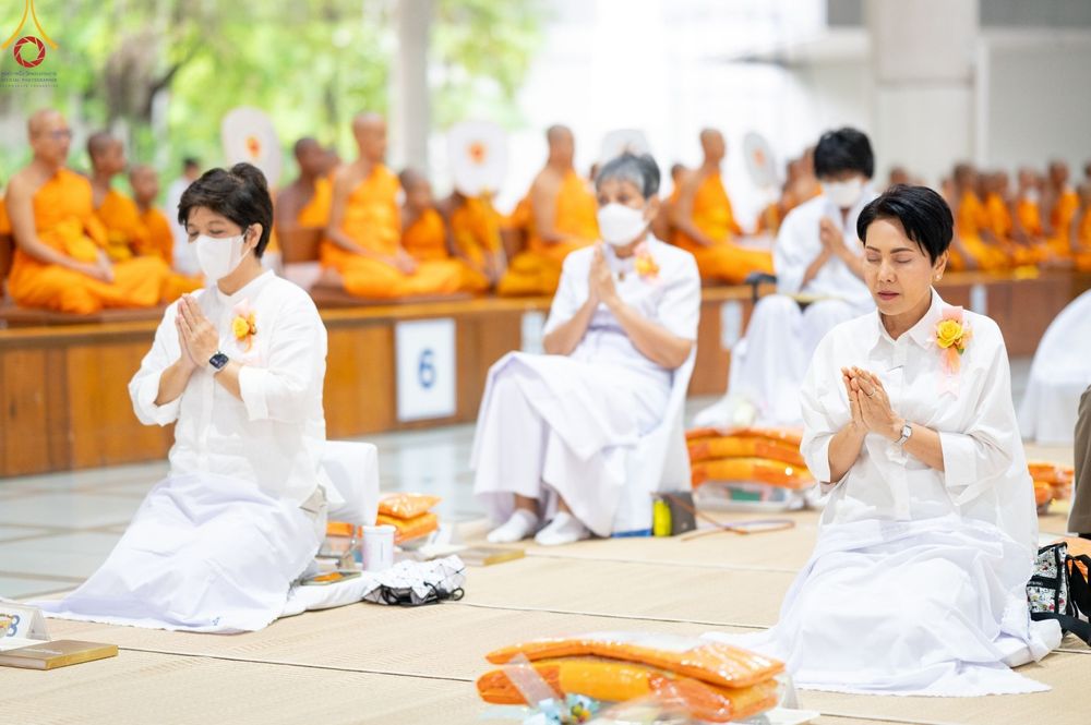 ภาพ No.136168:พิธีบุพเปตพลี ครั้งที่ 150 ร่วมอุทิศบุญให้แก่หมู่ญาติที่ล่วงลับไปแล้ว และสืบทอดอายุพระพุทธศาสนา วันอังคารที่ 7 พฤษภาคม พ.ศ. 2567 ( วันพระ แรม 14 ค่ำ เดือน 5 ) ณ หอฉันคุณยายอาจารย์ฯ วัดพระธรรมกาย