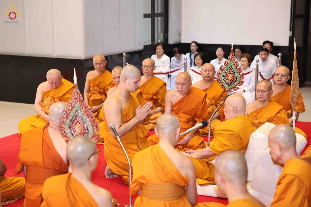 ภาพ No.341888:วันพุธที่ 29 กรกฎาคม พ.ศ. 2569 พิธีอุปสมบทสามเณรประโยค 9 นาคในพระบรมราชานุเคราะห์ ณ โบสถ์พระไตรปิฏก วัดพระธรรมกาย