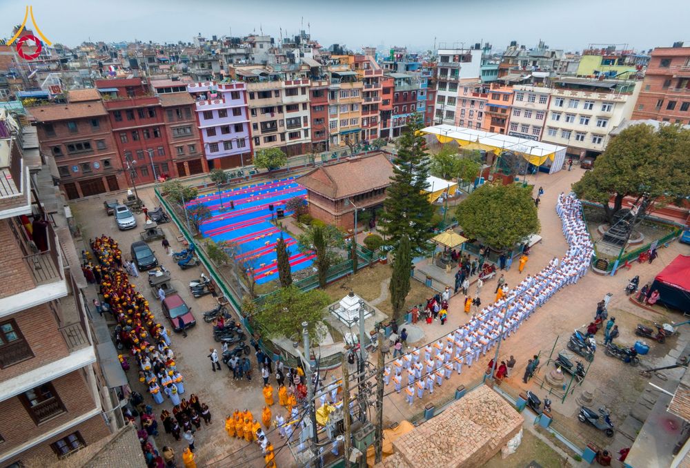 ภาพ No.129839:พิธีตัดปอยผมและแห่นาคธรรมทายาท ในโครงการบรรพชา 1,250 รูป ณ แดนประสูติ สวนลุมพินี ประเทศเนปาล วันที่ 2 มีนาคม พ.ศ. 2567