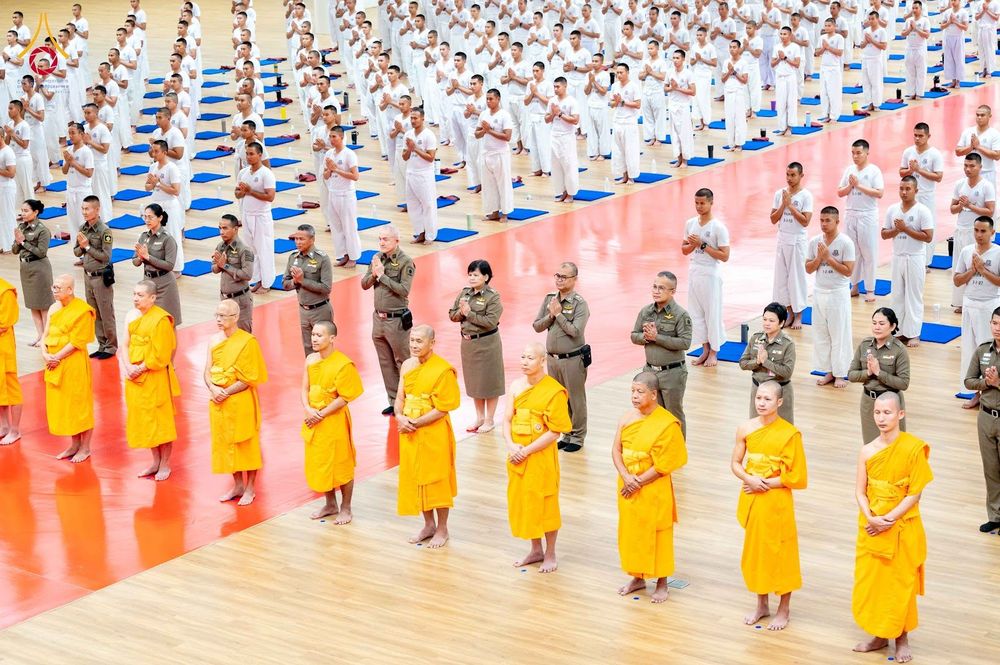 ภาพ No.349079:วันที่ 16 กันยายน พ.ศ. 2569 พิธีเปิดบรรพชาและปฏิบัติธรรม นสต. รุ่นที่ 16 ศูนย์ฝึกอบรมตำรวจภูธรภาค 1 ณ สภาธรรมกายสากล วัดพระธรรมกาย