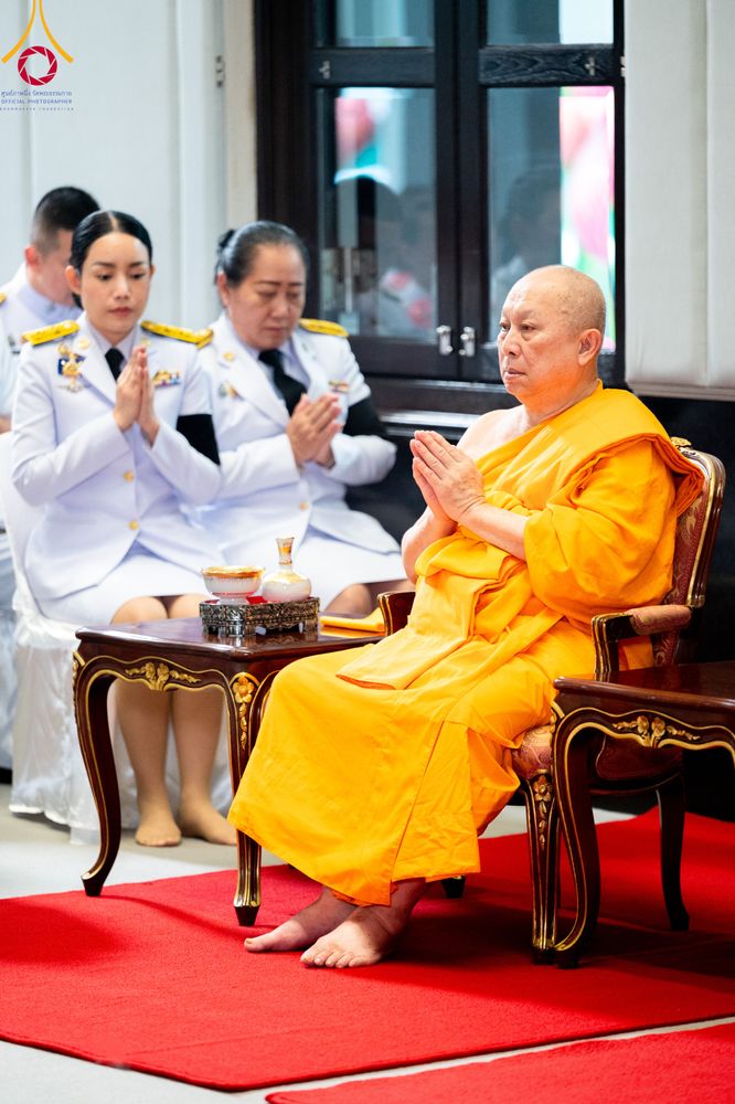 ภาพ No.332370:วันเสาร์ที่ 6 มิถุนายน พ.ศ.2569 พิธีต้อนรับสัญญาบัตร พัดยศ พระราชภาวนาวชิรวิเทศ วิ. ณ อุโบสถพระไตรปิฏก วัดพระธรรมกาย