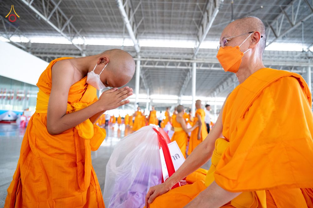 ภาพ No.79901:พิธีขอบรรพชา , พิธีคล้องอังสะ พิธีขอสรณคมน์และศีล , พิธีขอนิสสัย ในโครงการบรรพชาสามเณรฟื้นฟูพระพุทธศาสนาทั่วไทย วันเสาร์ที่ 8 เมษายน พ.ศ.2566