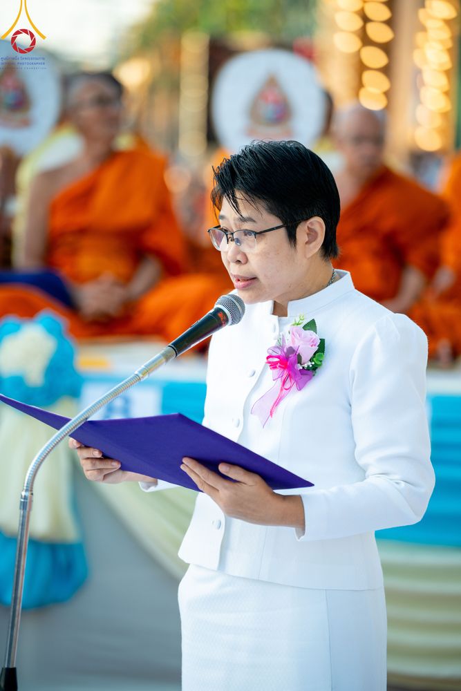 ภาพ No.311201:วันเสาร์ที่ 28 กุมภาพันธ์ พ.ศ. 2569 พิธีตักบาตรพระมหากุศล 11,250 รูป เฉลิมฉลอง 1,250 ปีศรีธรรมราชเจดีย์ สู่มรดกโลก ณ ถนนราชดำเนิน บริเวณหน้าวัดพระมหาธาตุวรมหาวิหาร อ.เมือง จ.นครศรีธรรมราช