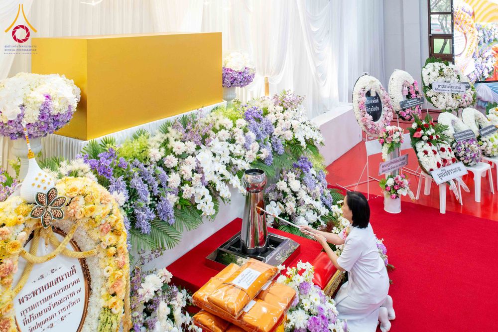 ภาพ No.315129:วันจันทร์ที่ 23 มีนาคม พ.ศ. 2569 พิธีบำเพ็ญกุศล คุณพ่อณรงค์ จินตมากุล  สิริอายุ 99 ปี 11 เดือน โยมบิดา พระครูปลัดรัตนวีรวัฒน์ (รังสฤษดิ์ อิทฺธิจินตโก) ที่ปรึกษาเจ้าคณะจังหวัดปทุมธานี เจ้าอาวาสวัดพระธรรมกาย  ณ ห้องปลูกศรัทธา 2 วัดพระธรรมกาย ปทุมธานี