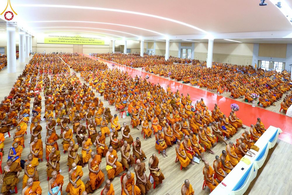 ภาพ No.219525:วันอังคารที่ 22 เมษายน พ.ศ. 2568 สัมมนาสงฆ์ เพื่อความมั่นคงและความเจริญรุ่งเรืองแห่งพระพุทธศาสนา  เนื่องในวันคุ้มครองโลก พิธีถวายมหาสังฆทานแด่คณะสงฆ์ 40,000 กว่าวัดทั่วประเทศ ณ วัดพระธรรมกาย จ.ปทุมธานี