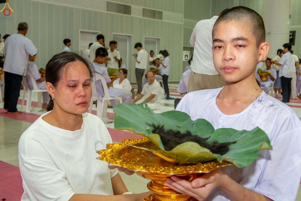 ภาพ No.316789:วันเสาร์ที่ 28 มีนาคม พ.ศ.2569 พิธีปลงผมนาคธรรมทายาท โครงการสามเณรยุวธรรมทายาท รุ่นที่ 34 โครงการสามเณรมัชฌิมธรรมทายาท รุ่นที่ 30 ณ มหารัตนวิหารคด 13 วัดพระธรรมกาย