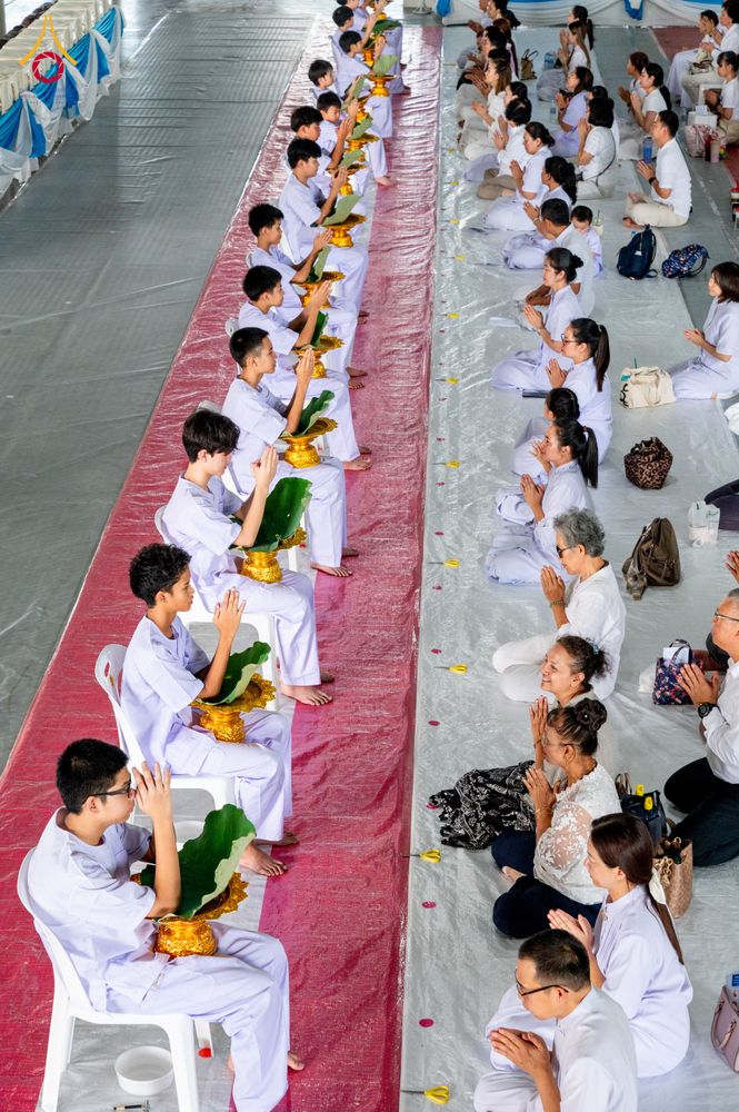 ภาพ No.338171:วันอาทิตย์ต้นเดือน 5 กรกฎาคม พ.ศ.2569 พิธีตัดปอยผมสามเณรนานาชาติ AEC & WAB รุ่นที่ 1 ณ วัดพระธรรมกาย