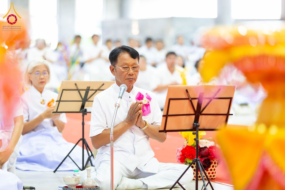 ภาพ No.315637:วันอาทิตย์ ที่ 22 มีนาคม พ.ศ. 2569 พิธีทอดผ้าป่าฉลองพระประธาน พิธีประดิษฐานพระบรมสารีริกธาตุในองค์พระประธาน พิธีจารึกชื่อบรรจุในแผ่นฌาน ณ ศูนย์ปฏิบัติธรรมสมุทรปราการ (บางบ่อ)