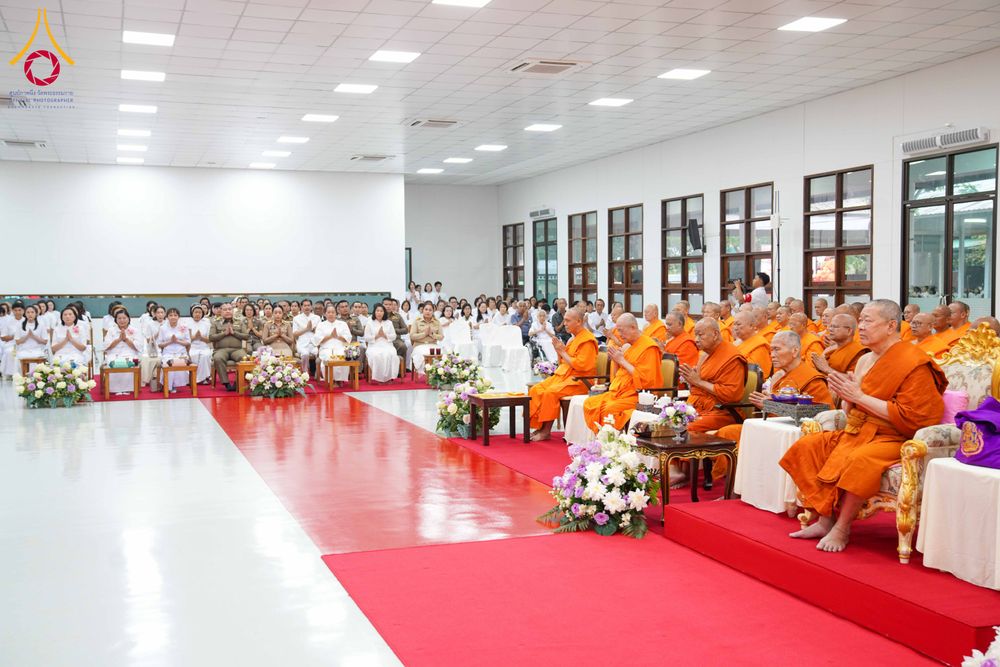 ภาพ No.315163:วันจันทร์ที่ 23 มีนาคม พ.ศ. 2569 พิธีบำเพ็ญกุศล คุณพ่อณรงค์ จินตมากุล  สิริอายุ 99 ปี 11 เดือน โยมบิดา พระครูปลัดรัตนวีรวัฒน์ (รังสฤษดิ์ อิทฺธิจินตโก) ที่ปรึกษาเจ้าคณะจังหวัดปทุมธานี เจ้าอาวาสวัดพระธรรมกาย  ณ ห้องปลูกศรัทธา 2 วัดพระธรรมกาย ปทุมธานี