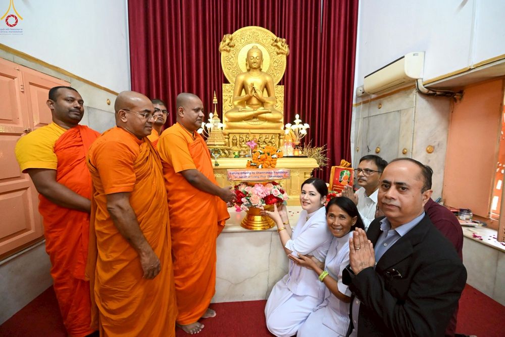 ภาพ No.263393:วันที่ 17 ตุลาคม พ.ศ. 2568 ทอดกฐินสมทบวัดต่างประเทศ ณ วัดมหาโพธิเดลลี ประเทศอินเดีย 