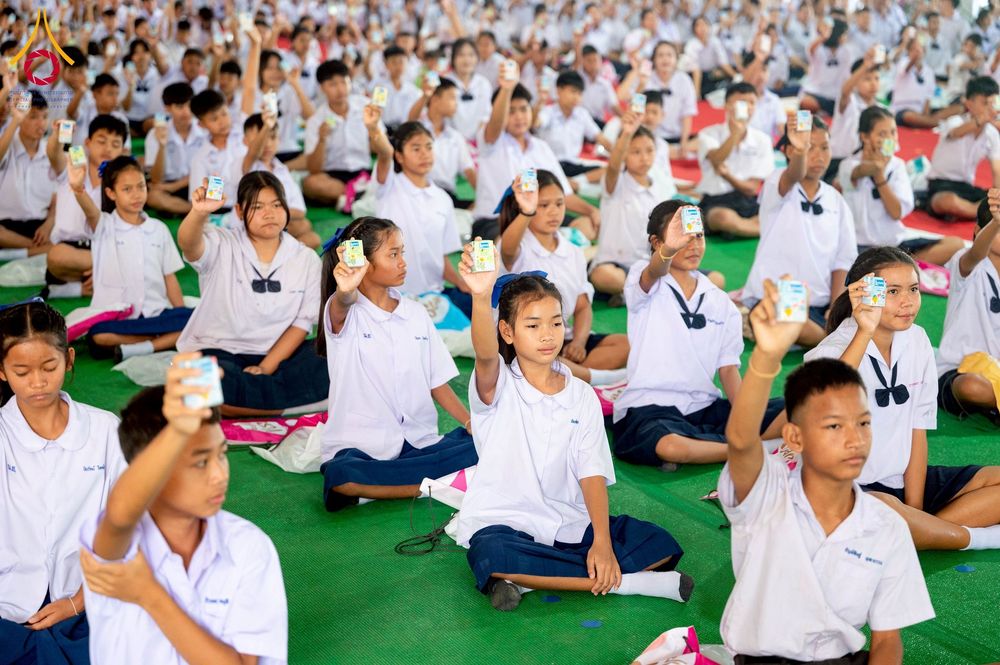 ภาพ No.266709:วันที่ 5 พฤศจิกายน พ.ศ. 2568 รวมพลังเด็กดี V-Star ผู้นำฟื้นฟูศีลธรรมโลก ณ พุทธอุทยานนานาชาติ จังหวัดหนองคาย