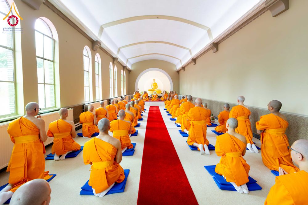 ภาพ No.336803:วันที่ 14 มิถุนายน พ.ศ. 2569 พิธีอุปสมบทธรรมทายาท นานาชาติยุโรปรุ่นที่ 11 เบลเยียม