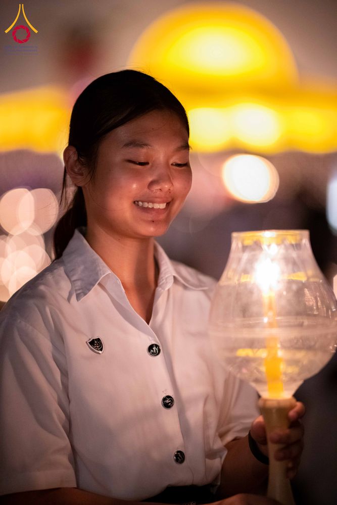 ภาพ No.312366:วันอังคารที่ 3 มีนาคม พ.ศ.2569 พิธีเวียนประทักษิณและจุดมาฆประทีป (ภาพชุดที่ 2) ณ ลานธรรมพระมหาธรรมกายเจดีย์ วัดพระธรรมกาย