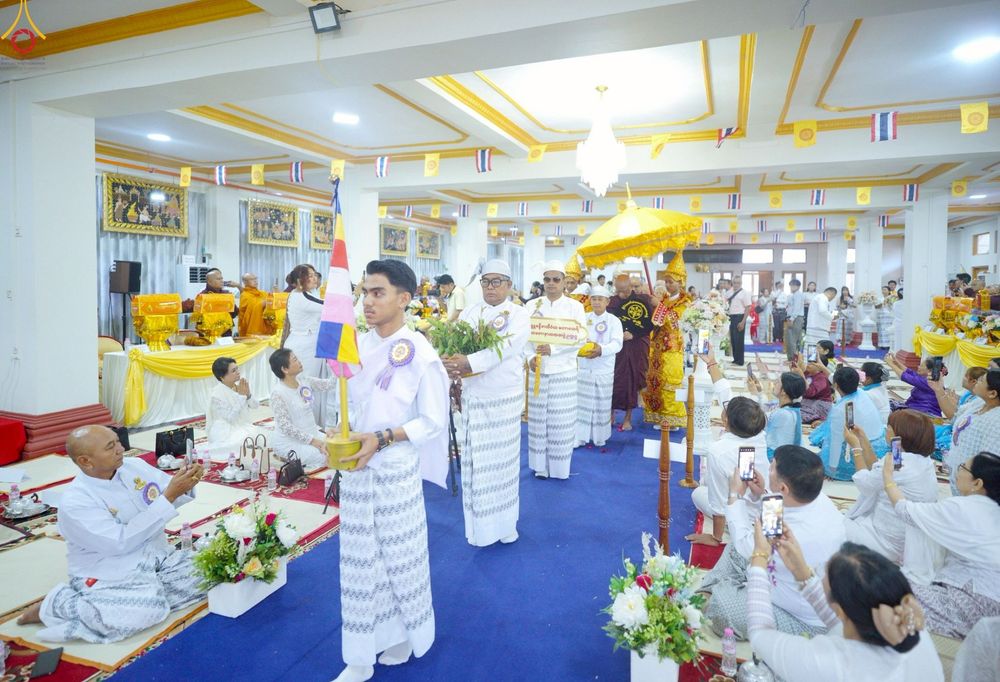ภาพ No.261434:วันที่ 26 ตุลาคม พ.ศ. 2568 พิธีทอดกฐินสามัคคีไทย-เมียนมา บูชาธรรมอายุวัฒนมงคล 81 ปี หลวงพ่อธมฺมชโย ณ วัดมินจาวน์ ประเทศสาธารณรัฐแห่งสหภาพเมียนมา 