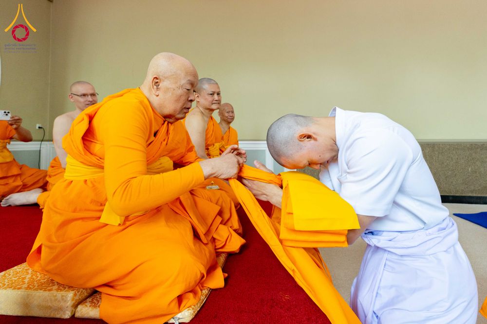 ภาพ No.336797:วันที่ 14 มิถุนายน พ.ศ. 2569 พิธีอุปสมบทธรรมทายาท นานาชาติยุโรปรุ่นที่ 11 เบลเยียม
