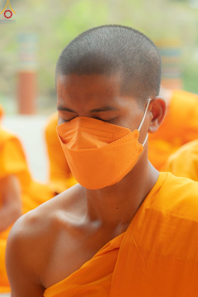 ภาพ No.80026:สามเณรฟังธรรม ปฎิบัติธรรม ในโครงการบรรพชาสามเณรหมู่ ประเทศเนปาล วันที่ 20 มีนาคม พ.ศ.2566