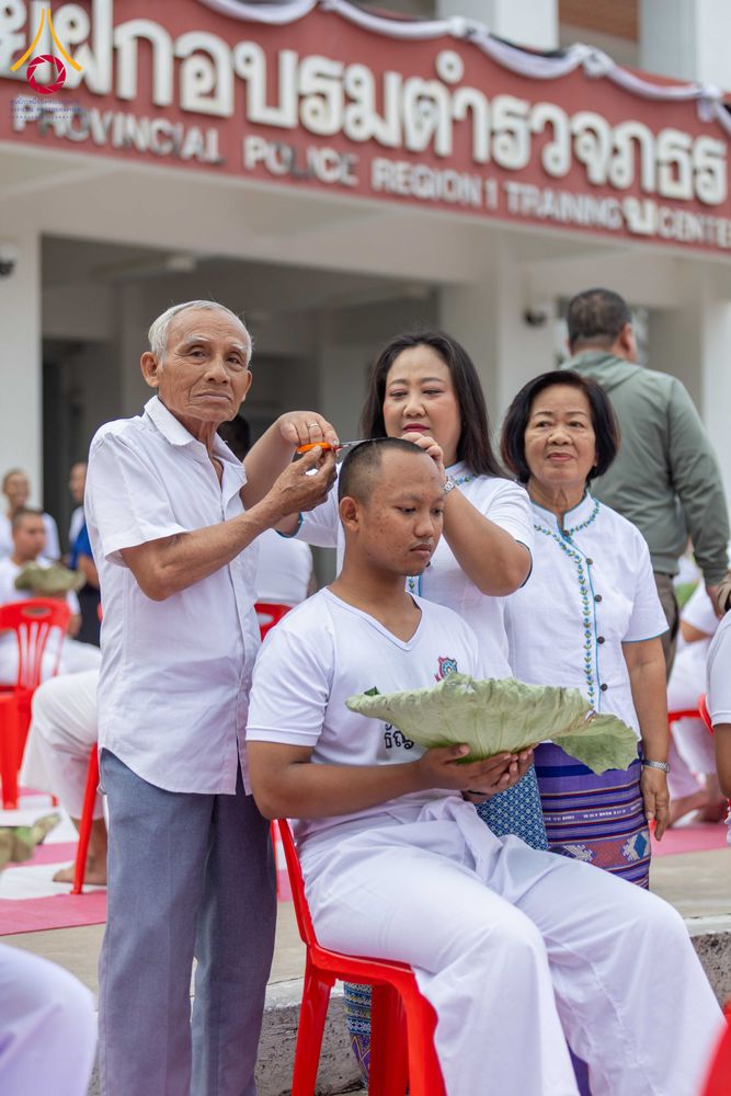 ภาพ No.349313:วันจันทร์ที่ 14 กันยายน พ.ศ.2569  พิธีตัดปอยผมนักเรียนนายสิบธรรมทายาท  "โครงการบรรพชาและพัฒนาศีลธรรม นักเรียนนายสิบตำรวจรุ่นที่ 16“  ณ ศูนย์ฝึกอบรมตำรวจภูธร ภาค 1  จ.สระบุรี