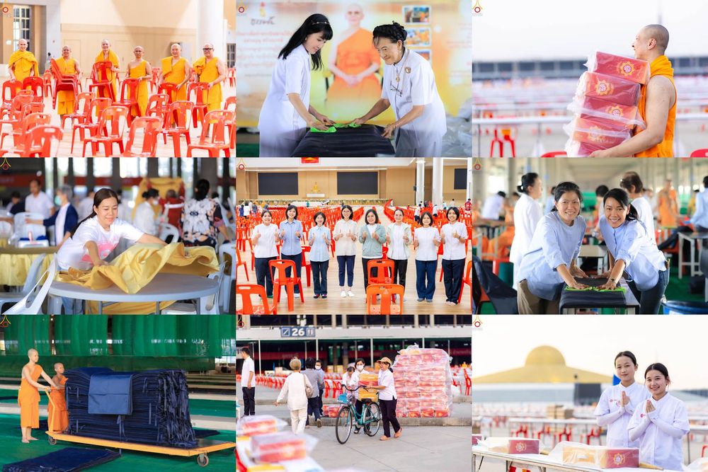 ภาพ No.322682:วันที่ 15-18 เมษายน พ.ศ.2569 การเเตรียมโต๊ะฉัน , เตรียมจุดพักค้าง , เรียงเก้าอี้ , เรียงกล่องไทยธรรม  เพื่องานถวายมหาสังฆทาน 40,000 กว่าวัดทั่วประเทศ วันคุ้มครองโลก 22 เมษายน พ.ศ.2569 วัดพระธรรมกาย