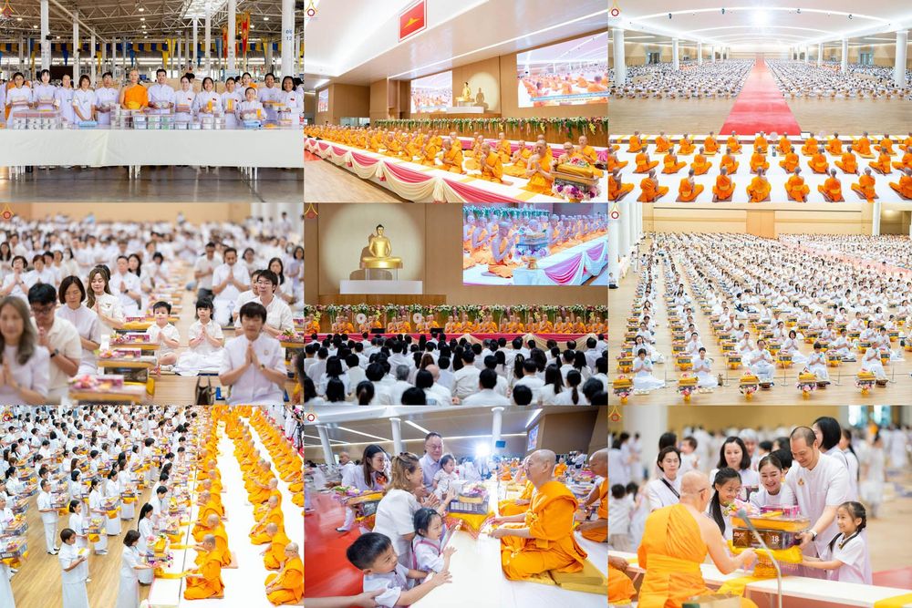 ภาพ No.341805:วันพุธที่ 29 กรกฎาคม พ.ศ. 2569 พิธีถวายผ้าอาบน้ำฝน เทียนพรรษาและประทีปโคมไฟ ณ ห้องแก้วสารพัดนึก 2 สภาธรรมกายสากล วัดพระธรรมกาย