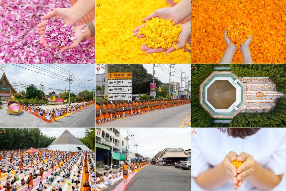 ภาพ No.68944:พิธีต้อนรับพระธรรมยาตรา ในโครงการธรรมยาตรากตัญญูบูชา มหาปูชนียาจารย์ พระมงคลเทพมุนี(สด จนฺทสโร) พระผู้ปราบมาร อนุสรณ์สถาน 7 แห่ง ปีที่ 11 วันที่ 3 มกราคม พ.ศ. 2566 ณ อนุสรณ์สถานมหาวิหารพระมงคลเทพมุนี จ.สุพรรณบุรี