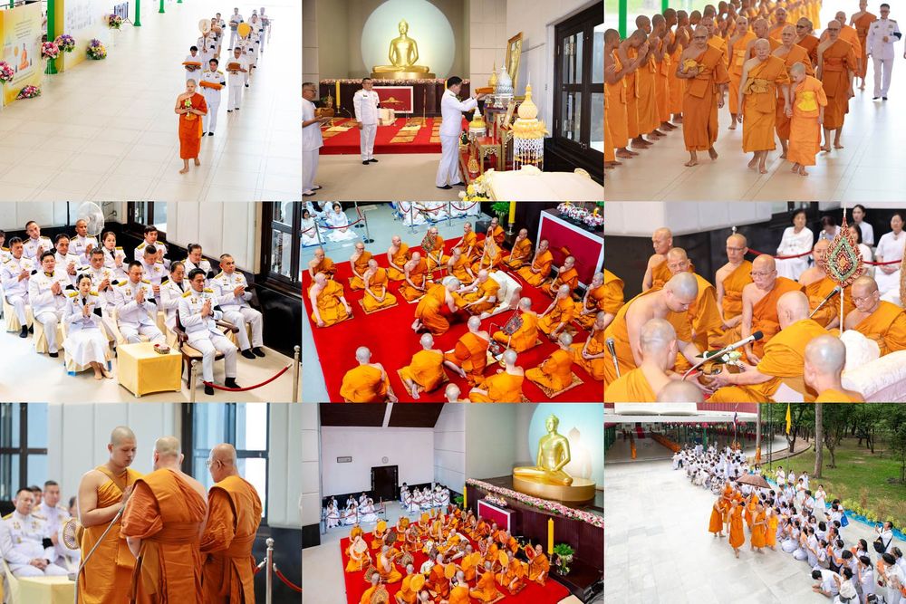 ภาพ No.341835:วันพุธที่ 29 กรกฎาคม พ.ศ. 2569 พิธีอุปสมบทสามเณรประโยค 9 นาคในพระบรมราชานุเคราะห์ ณ โบสถ์พระไตรปิฏก วัดพระธรรมกาย