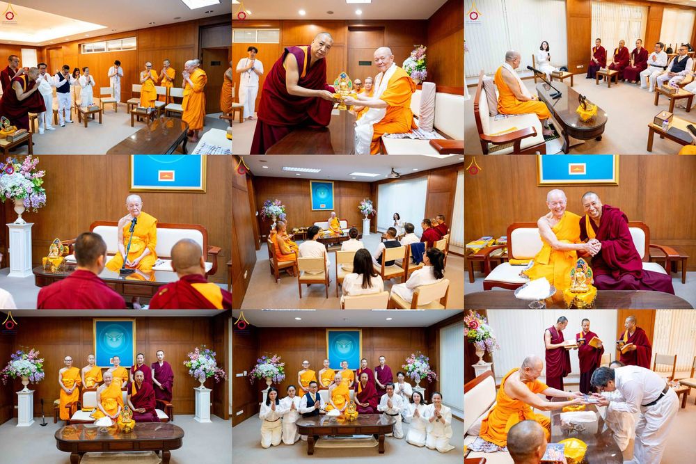 ภาพ No.317540:วันอังคารที่ 24 มีนาคม พ.ศ.2569  หลวงพ่อทัตตชีโว รองเจ้าอาวาส วัดพระธรรมกาย ต้อนรับปฏิสันถารคณะลามะจากทิเบต