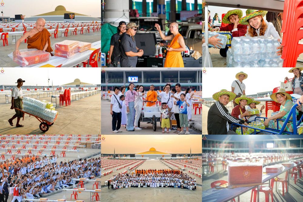 ภาพ No.323051:วันที่ 19 เมษายน พ.ศ.2569 การเรียงกล่องไทยธรรม , เตรียมงานจราจร เพื่องานถวายมหาสังฆทาน 40,000 กว่าวัดทั่วประเทศ วันคุ้มครองโลก 22 เมษายน พ.ศ.2569 วัดพระธรรมกาย