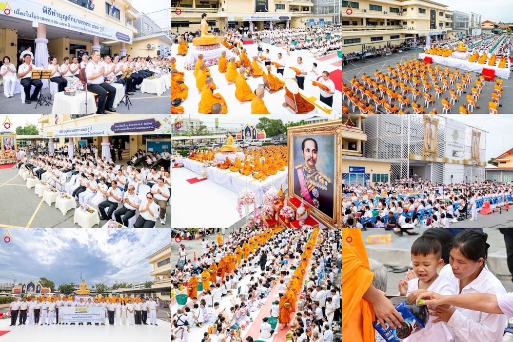 ภาพ No.346920:วันอาทิตย์ที่ 30 สิงหาคม พ.ศ. 2569  พิธีทำบุญตักบาตรพระ 123 รูป เนื่องในโอกาสครบรอบ 122 ปี แห่งการก่อตั้งอำเภอคลองหลวง จังหวัดปทุมธานี ณ บริเวณหน้าที่ว่าการอำเภอคลองหลวง