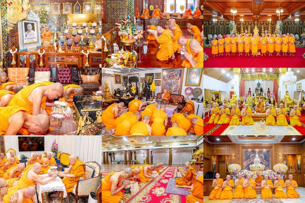 ภาพ No.342106:วันศุกร์ที่ 31 กรกฎาคม พ.ศ.2569 พระภิกษุวัดพระธรรมกาย ทำวัตรพระผู้ใหญ่เนื่องในวันเข้าพรรษา