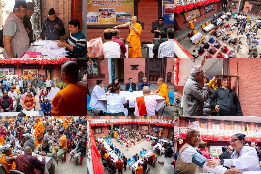 ภาพ No.313151:วันอังคารที่ 10 มีนาคม พ.ศ. 2569 ประมวลภาพบรรยากาศวันแรก โครงการบวชธรรมทายาท ประเทศเนปาล ณ วัดอเชศวร (Aksheswar Mahavihar )