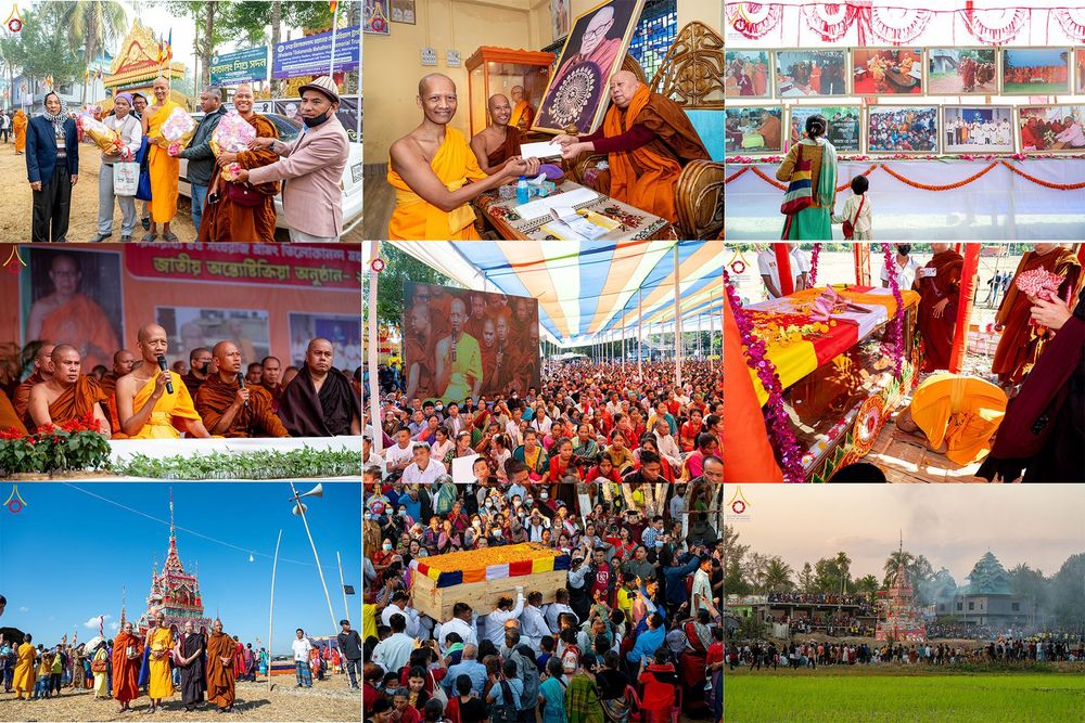 ภาพ No.280130:วันที่ 19 ธันวาคม พ.ศ. 2568 พิธีชำระร่าง พระติโลกานันทะ มหาเถโร  พระสังฆราชองค์ที่ 4 แห่งเทือกเขาจิตตะกอง  ประเทศบังกลาเทศ