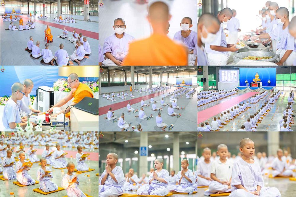 ภาพ No.79560:การปฎิบัติธรรมและกิจวัตรกิจกรรม ของนาคธรรมทายาท ในโครงการบรรพชาสามเณรฟื้นฟูพระพุทธศาสนาทั่วไทย และโครงการมัชฌิมธรรมทายาท วันที่ 4 เมษายน พ.ศ. 2566 ณ วัดพระธรรมกาย