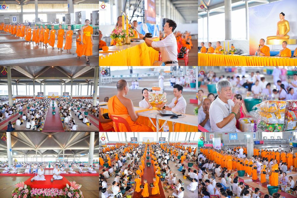 ภาพ No.320695:วันที่ 11 เมษายน พ.ศ.2569 พิธีตักบาตรฉลองสามเณรใหม่ โครงการบรรพชาสามเณรกล้าตะวัน ณ มหารัตนวิหาคด คอร์ 25 ชั้น 2 วัดพระธรรมกาย