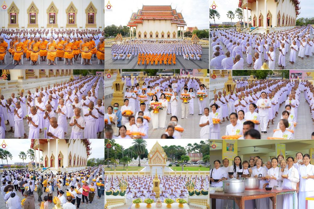 ภาพ No.278499:วันอาทิตย์ที่ 14 ธันวาคม พ.ศ.2568  พิธีเวียนประทักษิณ พิธีวันทาสีมาพระประธาน โครงการบวชบูชาธรรมมหาปูชนียาจารย์ ของศูนย์ปฏิบัติธรรมบุรีรัมย์ ณ วัดกลาง พระอารามหลวง จังหวัดบุรีรัมย์