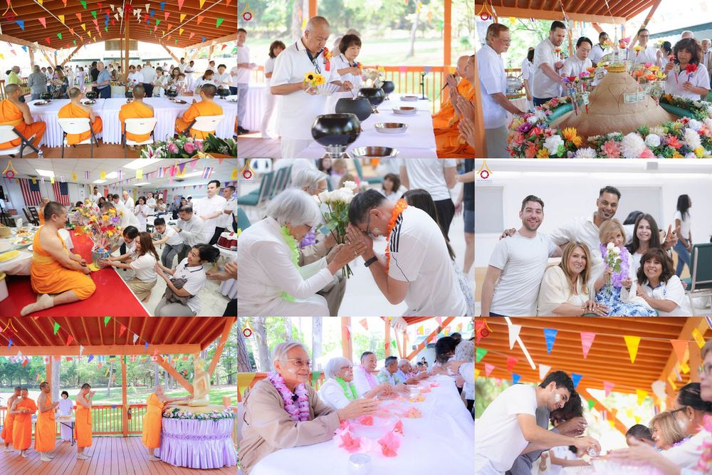 ภาพ No.321600:วันอาทิตย์ที่ 12 เมษายน พ.ศ.2569 กิจกรรมงานบุญวันสงกรานต์ (ตักบาตร ขอขมาพ่อแม่ สรงน้ำพระ รดน้ำขอพร) ณ วัดพระธรรมกายจอร์เจีย ประเทศสหรัฐอเมริกา