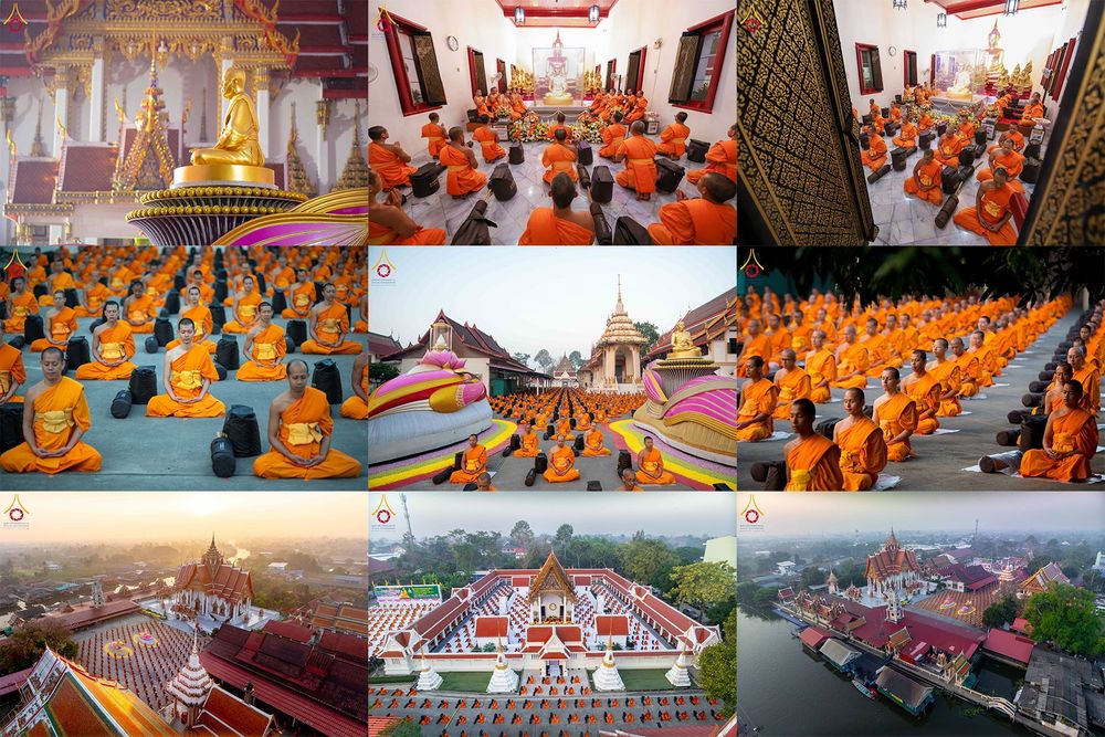 ภาพ No.297241:วันที่ 15 มกราคม พ.ศ.2569 พระธรรมยาตราปฏิบัติธรรมและถ่ายภาพหมู่ประวัติศาสตร์ อนุสรณ์สถานลำดับที่ 4 สถานที่เกิดด้วยกายธรรม  ณ วัดโบสถ์บน ต.บางคูเวียง จ.นนทบุรี ในโครงการธรรมยาตรา กตัญญูบูชา มหาปูชนียาจารย์ พระมงคลเทพมุนี(สด จนฺทสโร) พระผู้ปราบมาร อนุสรณ์ส