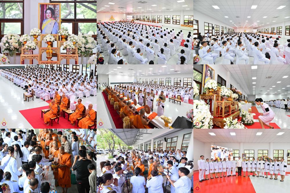 ภาพ No.344178:วันที่ 12 สิงหาคม พ.ศ. 2569  พสกนิกรชาวอำเภอคลองหลวง พร้อมใจร่วมพิธีสวดพระพุทธมนต์และทำบุญตักบาตรถวายพระราชกุศล เนื่องในวันคล้ายวันพระราชสมภพ สมเด็จพระบรมราชชนนีพันปีหลวง และวันแม่แห่งชาติ 12 สิงหาคม 2569