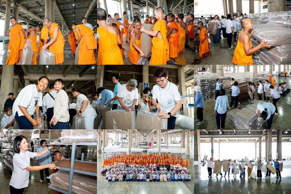 ภาพ No.322232:วันที่ 14 เมษายน พ.ศ.2569 การเตรียมแผ่นรองนั่ง เพื่องานถวายมหาสังฆทาน 40,000 กว่าวัดทั่วประเทศ วันคุ้มครองโลก 22 เมษายน พ.ศ.2569 วัดพระธรรมกาย