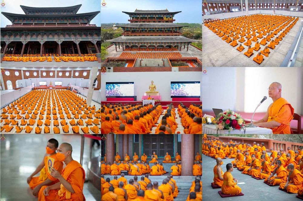 ภาพ No.79966:สามเณรฟังธรรม ปฎิบัติธรรม ในโครงการบรรพชาสามเณรหมู่ ประเทศเนปาล วันที่ 20 มีนาคม พ.ศ.2566