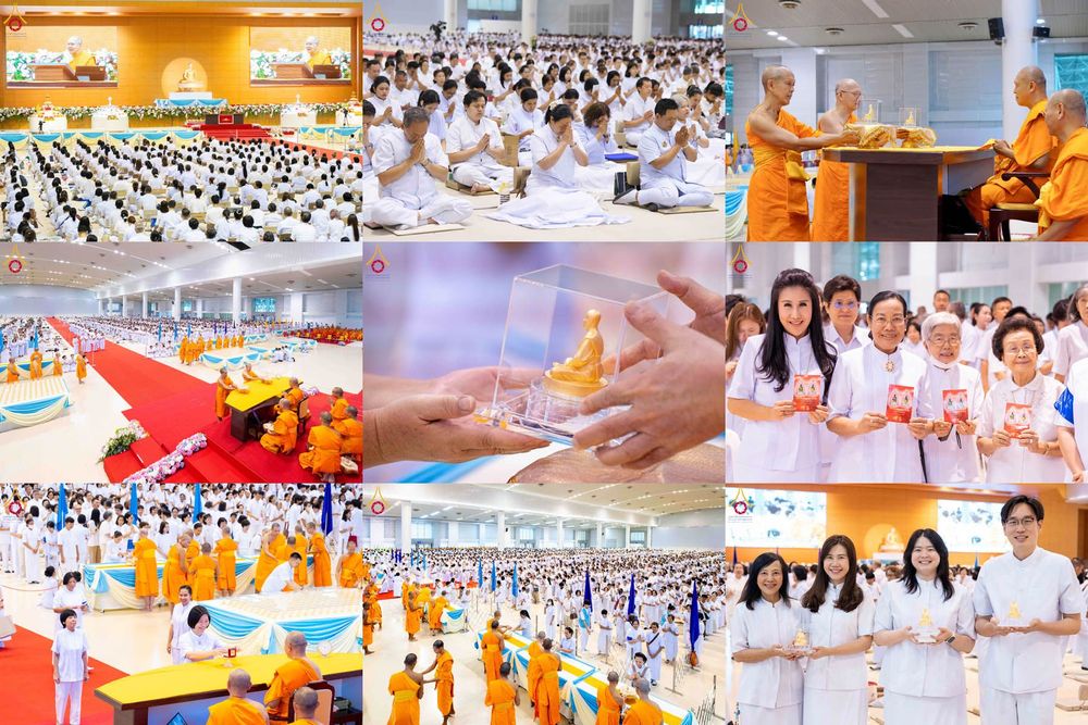 ภาพ No.337945:วันอาทิตย์ต้นเดือน 5 กรกฎาคม พ.ศ.2569 สัมมนาพิเศษ พิธีมอบพระของขวัญ ณ ห้องแก้วสารพัด1 วัดพระธรรมกาย