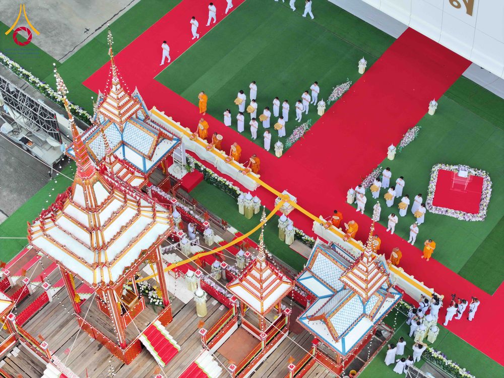 ภาพ No.316533:วันอาทิตย์ที่ 29 มีนาคม พ.ศ. 2569 พิธีทอดผ้าบังสุกุลและพิธีชำระร่าง โยมพ่อณรงค์ จินตมากุล  สิริอายุ 99 ปี 11 เดือน โยมบิดา พระครูปลัดรัตนวีรวัฒน์ (รังสฤษดิ์ อิทฺธิจินตโก) ที่ปรึกษาเจ้าคณะจังหวัดปทุมธานี เจ้าอาวาสวัดพระธรรมกาย  ณ ฌาปนสถานชั่วคราว ทางเข้า 