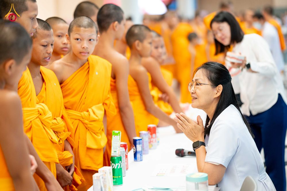 ภาพ No.342630:วันที่ 8 สิงหาคม พ.ศ. 2569  ตรวจสุขภาพประจำปีสามเณร ณ วัดพระธรรมกาย ปทุมธานี