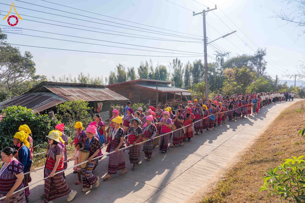 ภาพ No.308903:วันศุกร์ที่ 6 กุมภาพันธ์ พ.ศ.2569 พิธีอัญเชิญพระบรมสารีริกธาตุ เพื่อประดิษฐาน  ณ เจดีย์วัดทุ่งเจริญธรรม อ.อมก๋อย จ.เชียงใหม่